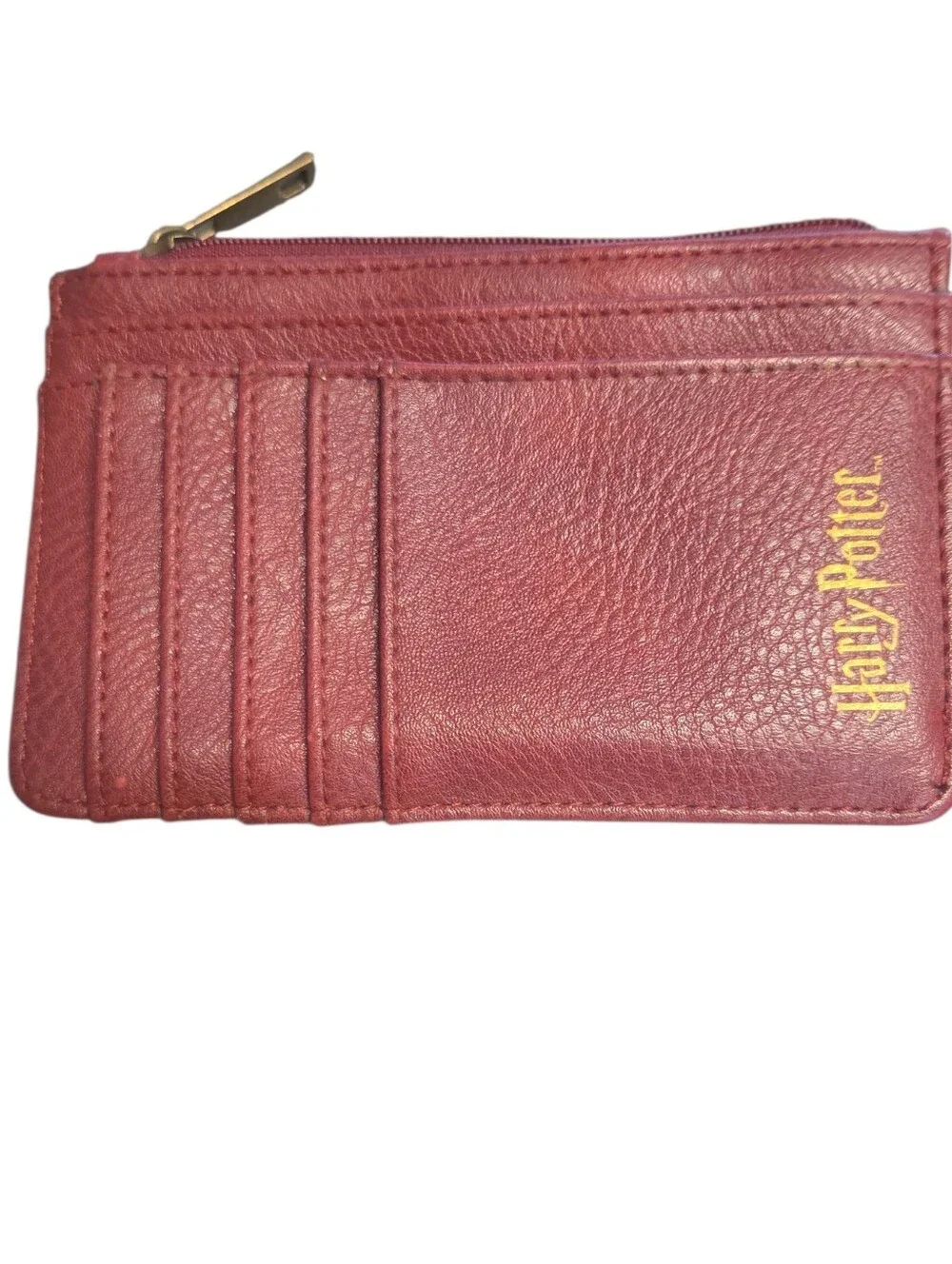 Platform 9 3/4 Burgundy Zip Wallet - Harry Potter Inspired